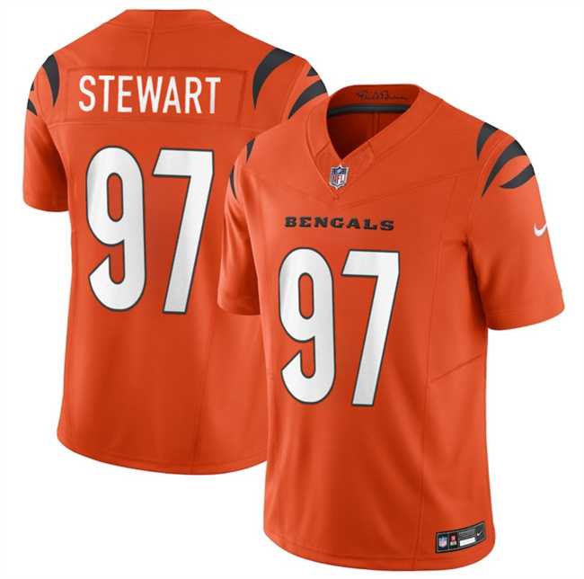Men & Women & Youth Cincinnati Bengals #97 Shemar Stewart Orange 2025 Draft F.U.S.E. Vapor Untouchable Limited Stitched Jersey,We sell and wholesale Men & Women & Youth Cincinnati Bengals #97 Shemar Stewart Orange 2025 Draft F.U.S.E. Vapor Untouchable Limited Stitched Jersey on line form chian!